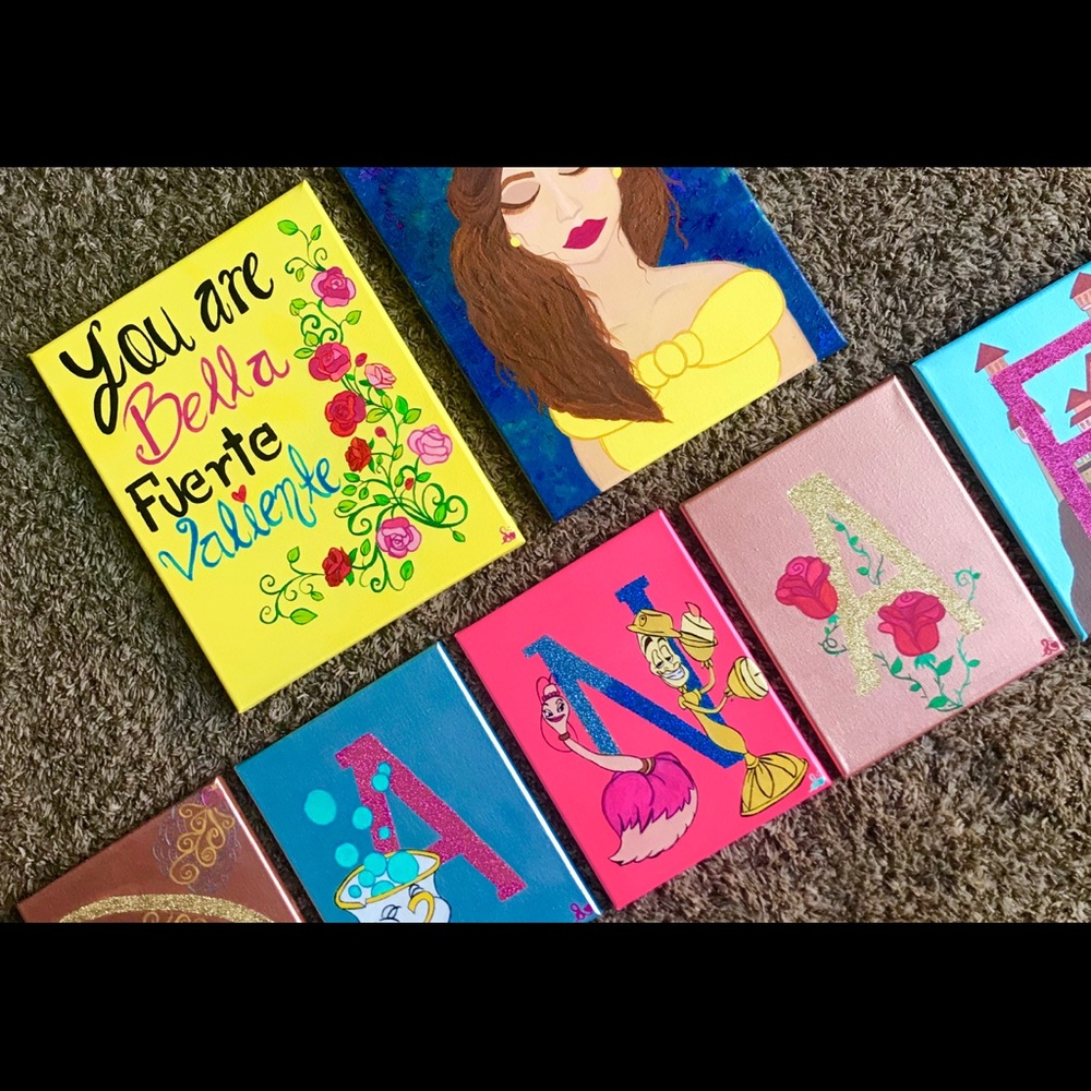 Personalized Handmade Art Canvas 💜💕